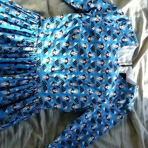 Vaute Couture Organic Raccoon Print Dress XS